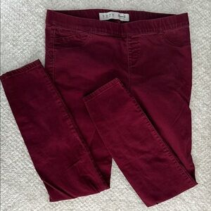 Burgundy Skinny Jeans